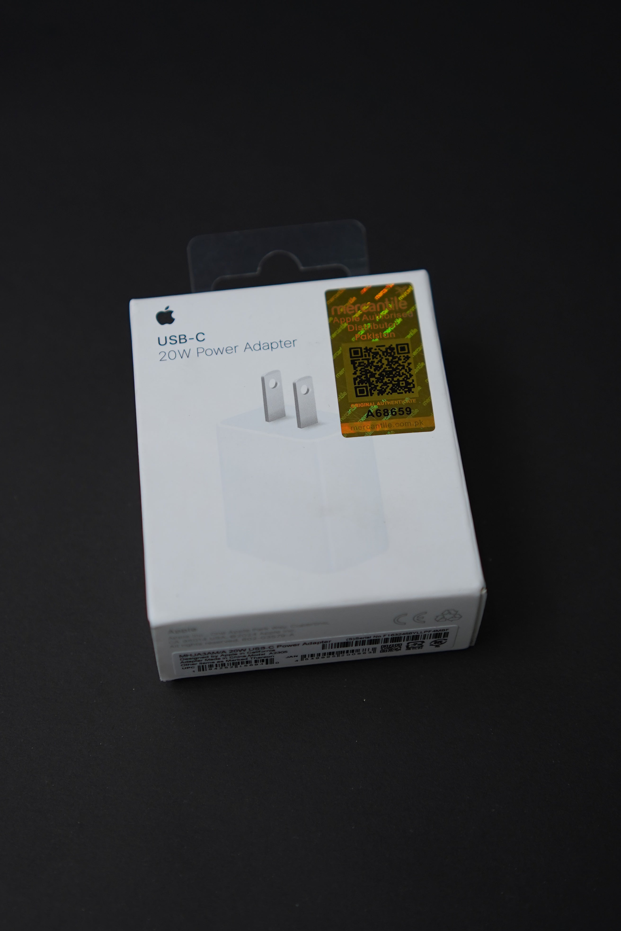 Apple 20 Watt 2 Pin (Flat Pin Aaa)